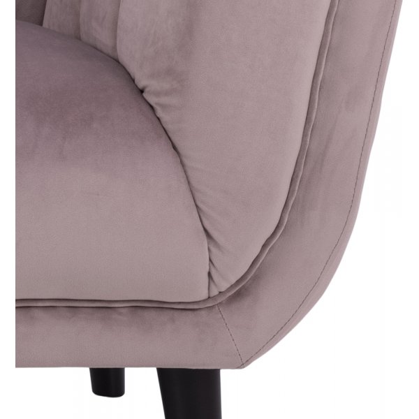 Tampa 2,5-sits soffa - Puderrosa