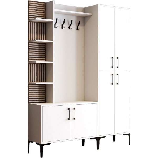 Meuble d'entre Viyana 150 cm - Blanc