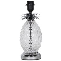 Lampfot Ananas H34 - Krom / Glas Lampfot Ananas H34 - Krom / Glas