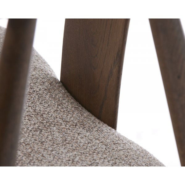 Fauteuil Dictu - Latte/marron