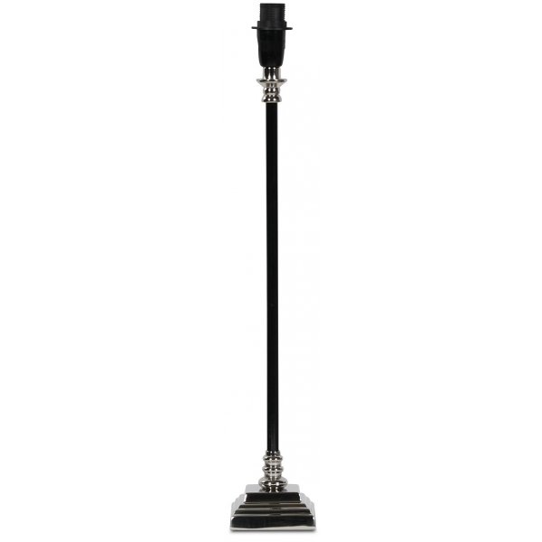 Klassisk bordslampa H52 cm - Svart / Silver
