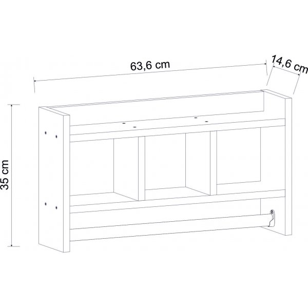 Asya wandplank Saffier eiken