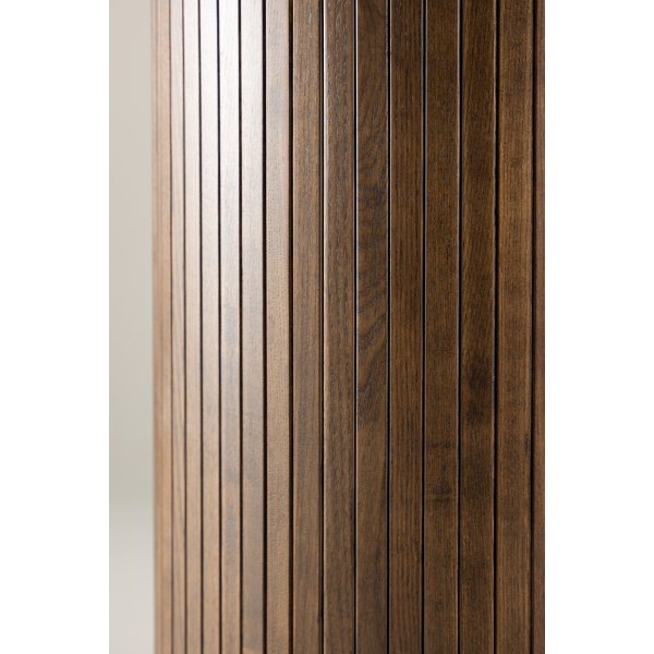 Table d'appoint Härön Ø52 cm - Gris/noyer Table d'appoint Härön Ø52 cm - Gris/noyer