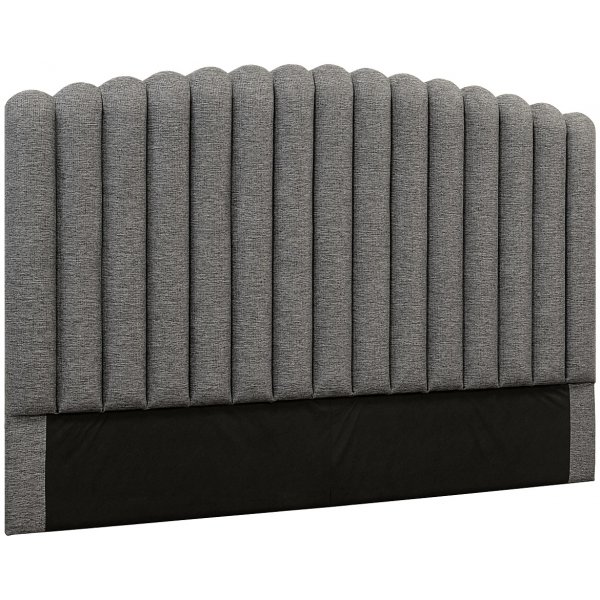 Tête de lit Bornholm (Tissu gris) - Toutes largeurs Tête de lit Bornholm (Tissu gris) - Toutes largeurs