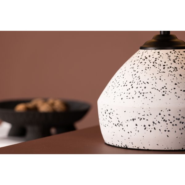 Lampe à poser Sisteron - Blanc/gris foncé Lampe à poser Sisteron - Blanc/gris foncé