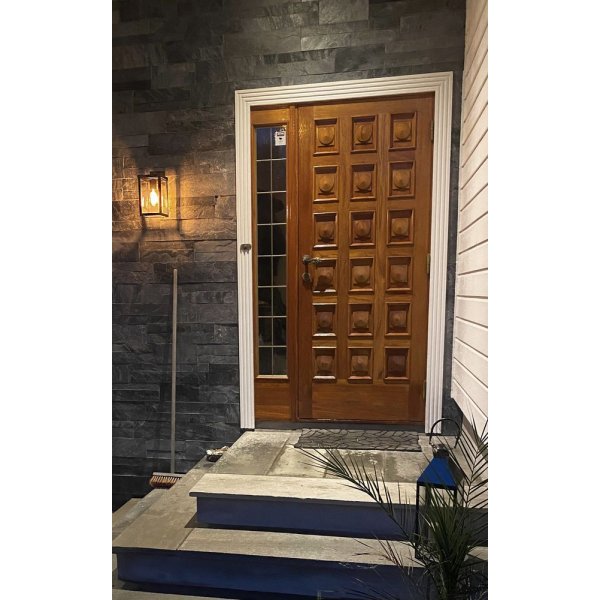 Arendal wandlamp - Zwart/helder