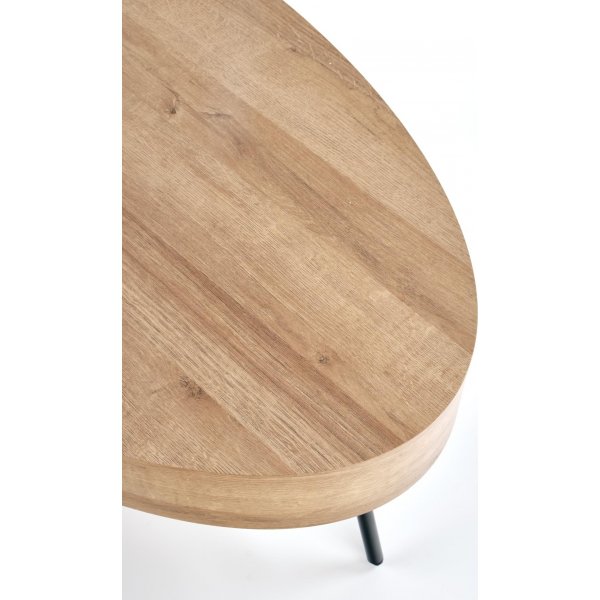 Table basse Carolina 120 x 60 cm - Chêne/noir Table basse Carolina 120 x 60 cm - Chêne/noir