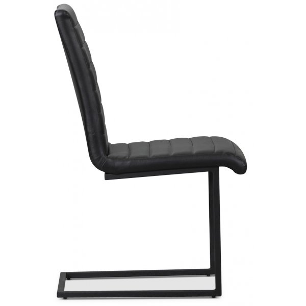 Stol i svart PU Stol i svart PU