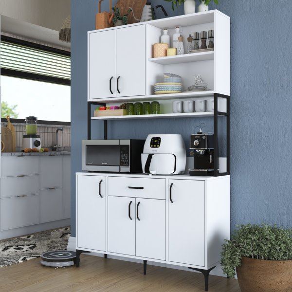 Armoire Jericho 128 - Blanc Armoire Jericho 128 - Blanc