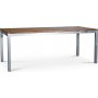 Alva teakbord galvaniserat stl 190x90 cm
