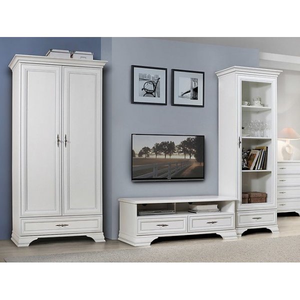 Troms vitrinskp - Vit