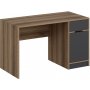 Elina bureau - Antraciet/bruin