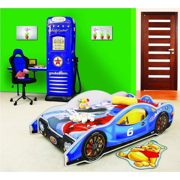 Louie racerbil barnsäng - Valfri färg och storlek! Louie racerbil barnsäng - Valfri färg och storlek!