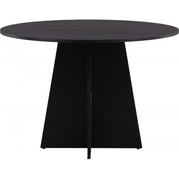Bootcut eettafel 110 cm - Zwart