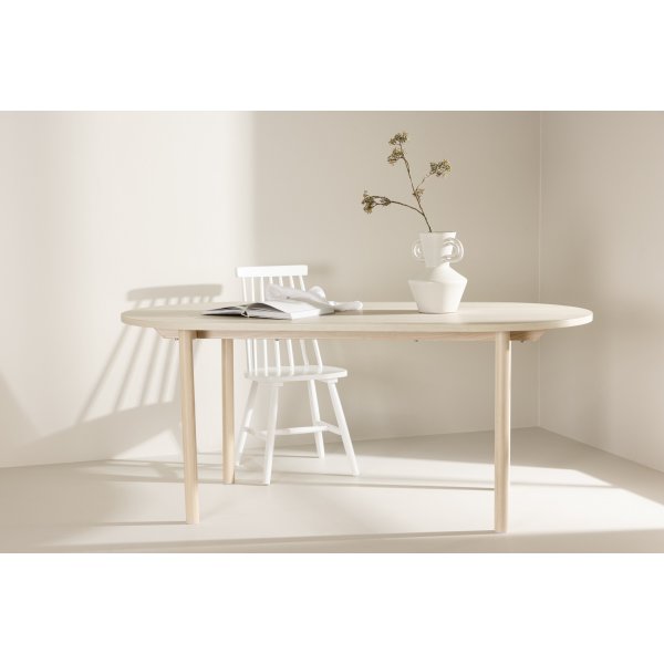 Andy matbord 180 x 90 cm - Whitewash