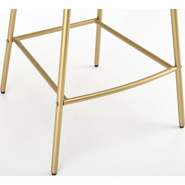 Tabouret de bar Pelican 113 - Noir/blanc/or Tabouret de bar Pelican 113 - Noir/blanc/or