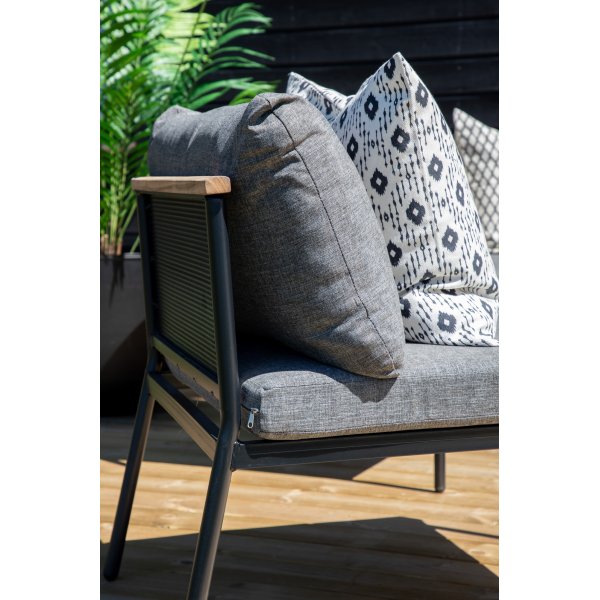 Nettan hörnsoffgrupp - Svart/Grå Nettan hörnsoffgrupp - Svart/Grå