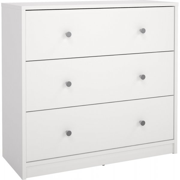May ladekast met 3 lades - Wit May ladekast met 3 lades - Wit