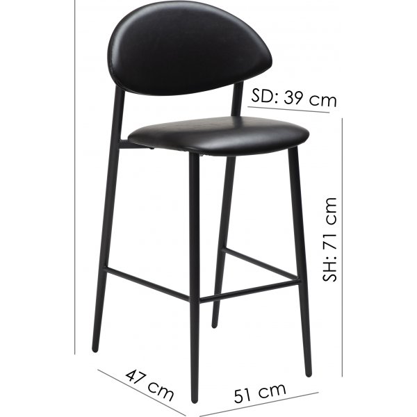 Chaise de comptoir Tush - PU Cachemire Chaise de comptoir Tush - PU Cachemire