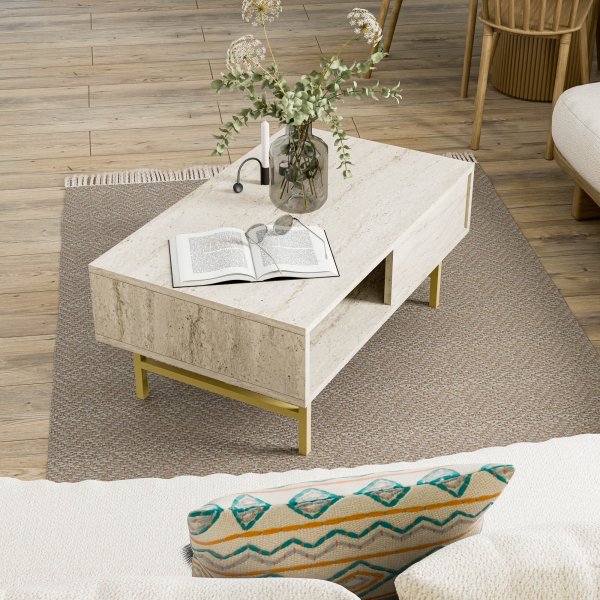 Diamond soffbord - Travertin Diamond soffbord - Travertin