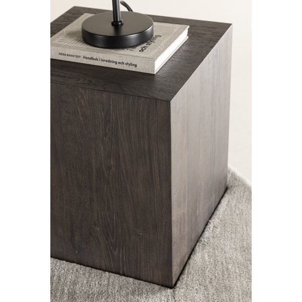 Table basse York 40 x 40 cm - Moka