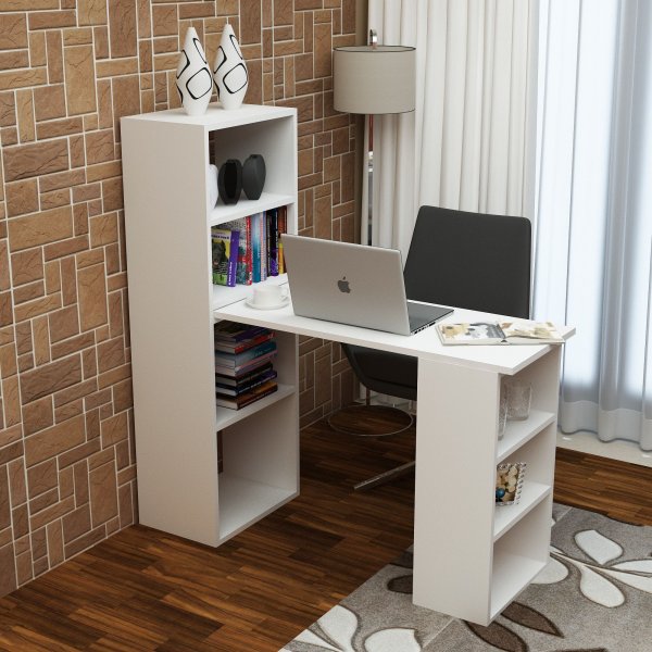 Dernier bureau 90x40 cm - Blanc Dernier bureau 90x40 cm - Blanc