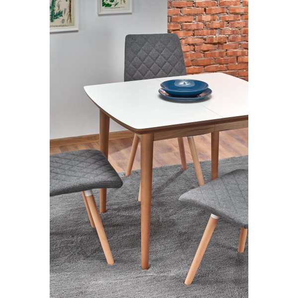 Table à manger Shinra 90-190 cm - Blanc Table à manger Shinra 90-190 cm - Blanc