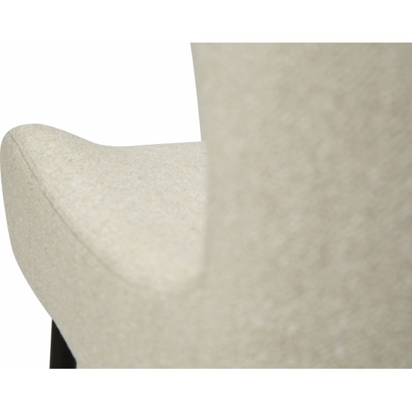 Chaise de salle à manger Glam en boucle beige Chaise de salle à manger Glam en boucle beige