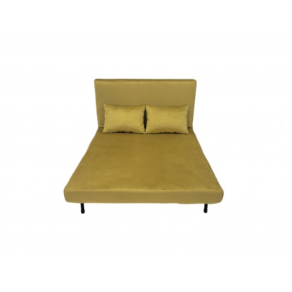 Bäddsoffa Helsingborg – Gul sammet | 193 cm Bäddsoffa Helsingborg – Gul sammet | 193 cm