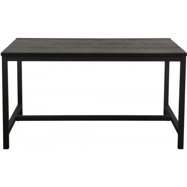 Table à manger Holmstorp 140 cm - Aulne laqué noir Table à manger Holmstorp 140 cm - Aulne laqué noir