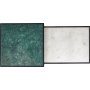Table de pari Denver 90x45 cm - Gris/vert