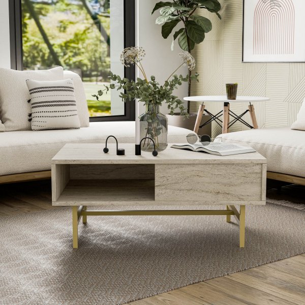 Diamond soffbord - Travertin Diamond soffbord - Travertin