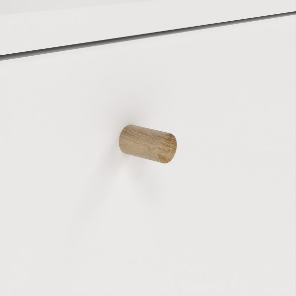 Skoskp Bodo | 3 fllbara luckor | Vit