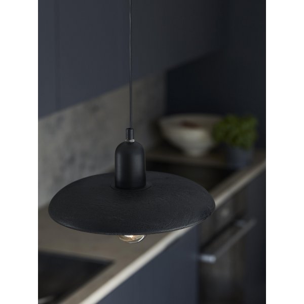 Bliss plafond-/raamlamp - Rustiek zwart - 28 cm