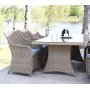 Matgrupp - Sienna bord inklusive 6 st Lotus ftljer