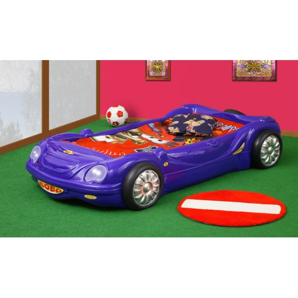 Bobo racerbil barnsng- Valfri frg!