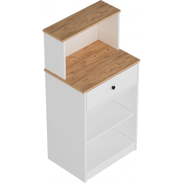 Meuble Cucina 64 x 45 x 129 cm - Blanc/pin Meuble Cucina 64 x 45 x 129 cm - Blanc/pin