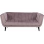 Tampa 2,5-sits soffa - Puderrosa
