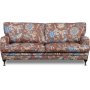 Spirit 3-sits howard soffa i blommigt tyg - Eden Parrot Terracotta