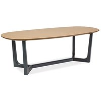 Ernest soffbord 120 cm - Ek/svart Ernest soffbord 120 cm - Ek/svart
