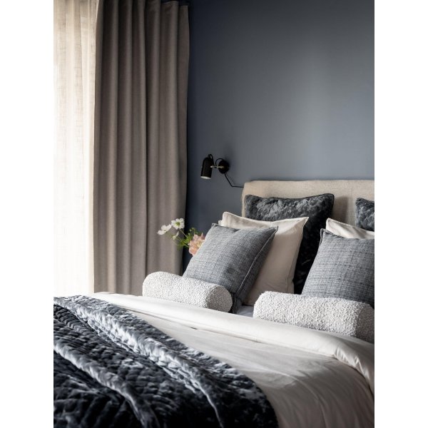 Cia kussenhoes 60 x 60 cm - Grijs fluweel