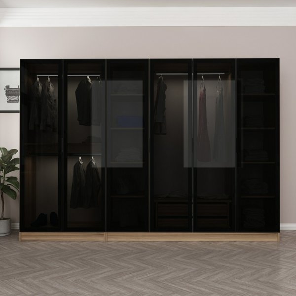 Armoire Cavolo 270x52x210 cm, variante A - Marron Armoire Cavolo 270x52x210 cm, variante A - Marron