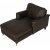 Howard Watford Deluxe Divan Fauteuil - Vintage bruin kunstleer