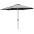 Leeds parasoll 300 cm - Svart/Gr