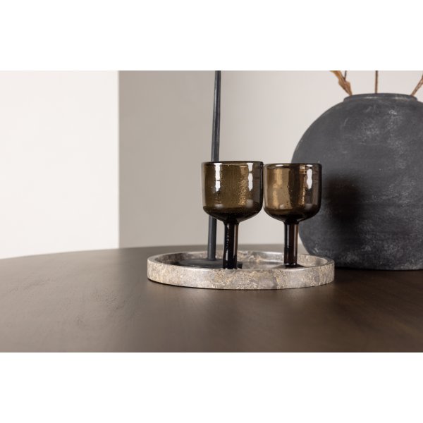 Kaseindon matbord Ø100 cm - Mörkbrun Kaseindon matbord Ø100 cm - Mörkbrun