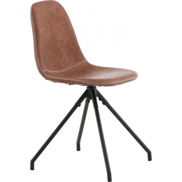 Bridge snurrbar matstol - Brun PU Bridge snurrbar matstol - Brun PU