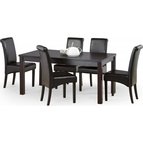 Table à manger Alice 160-200 cm - Wengé Table à manger Alice 160-200 cm - Wengé