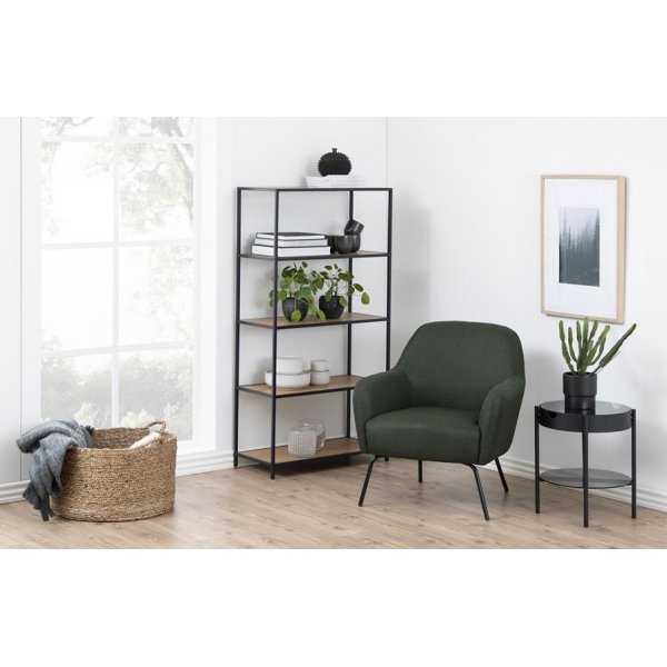 Étagère Seaford 77x150 cm - Chêne/noir Étagère Seaford 77x150 cm - Chêne/noir