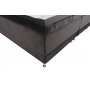 Vansbro sng 180 x 200 cm Medium - Mrkgr sammet