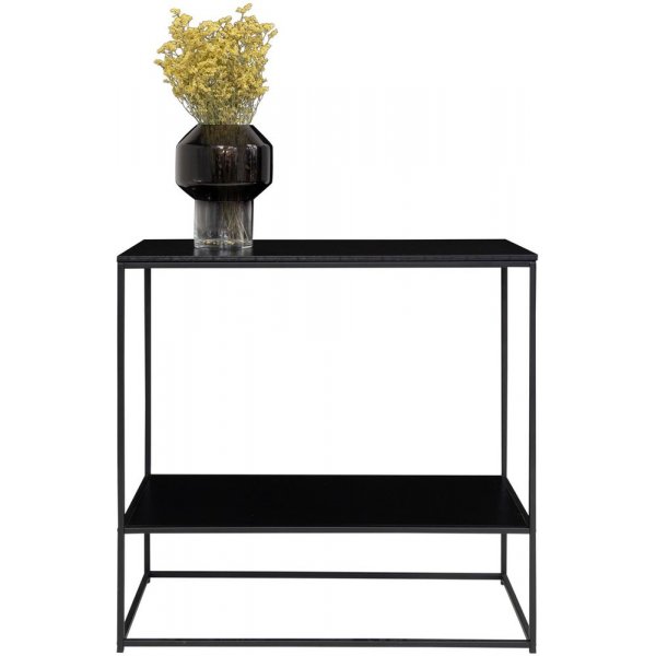 Table console blanche 36 x 80 cm - Noir Table console blanche 36 x 80 cm - Noir